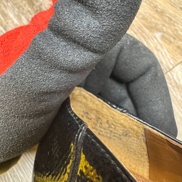 Fraco Sarto Brindy Black Patent Platform Loafer Women's Size 9.5 - Picture 5 of 7